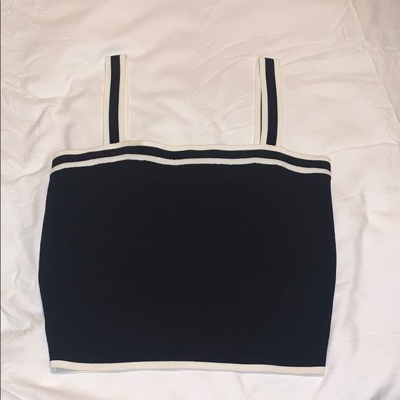 superdown Tops - Super down black crop top superdown Tops - Super down black crop top